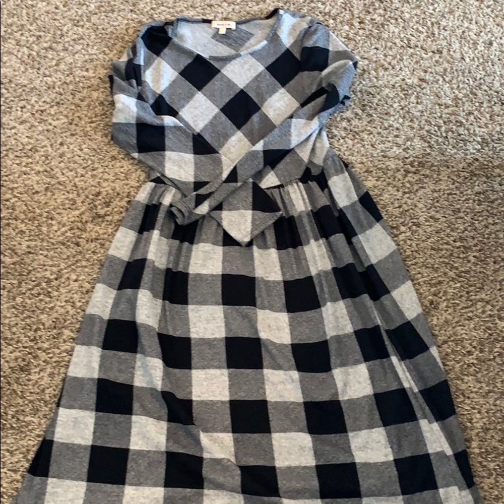 Plaid dress